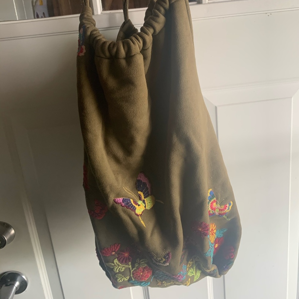 Hunter Green Johnny Was Shoulder Bag